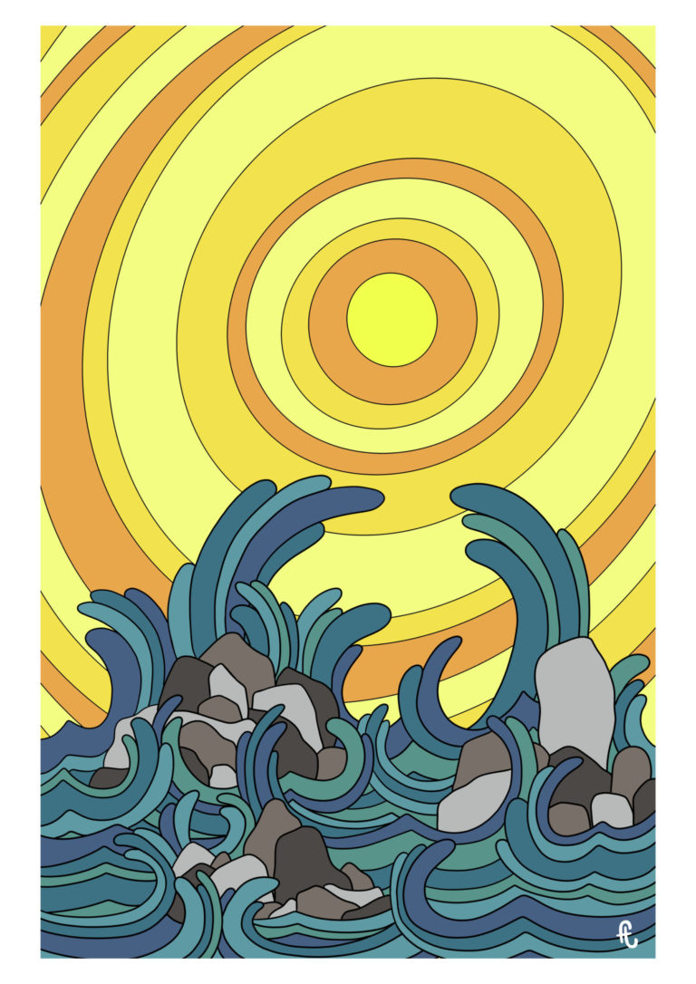 ébauche réalisée sur support numérique