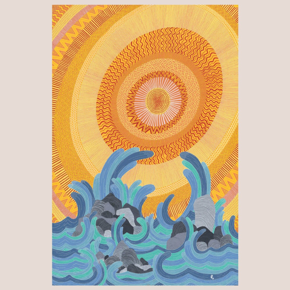 ciel dégagé, mer agitée (artwork)